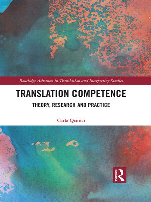 cover image of Translation Competence